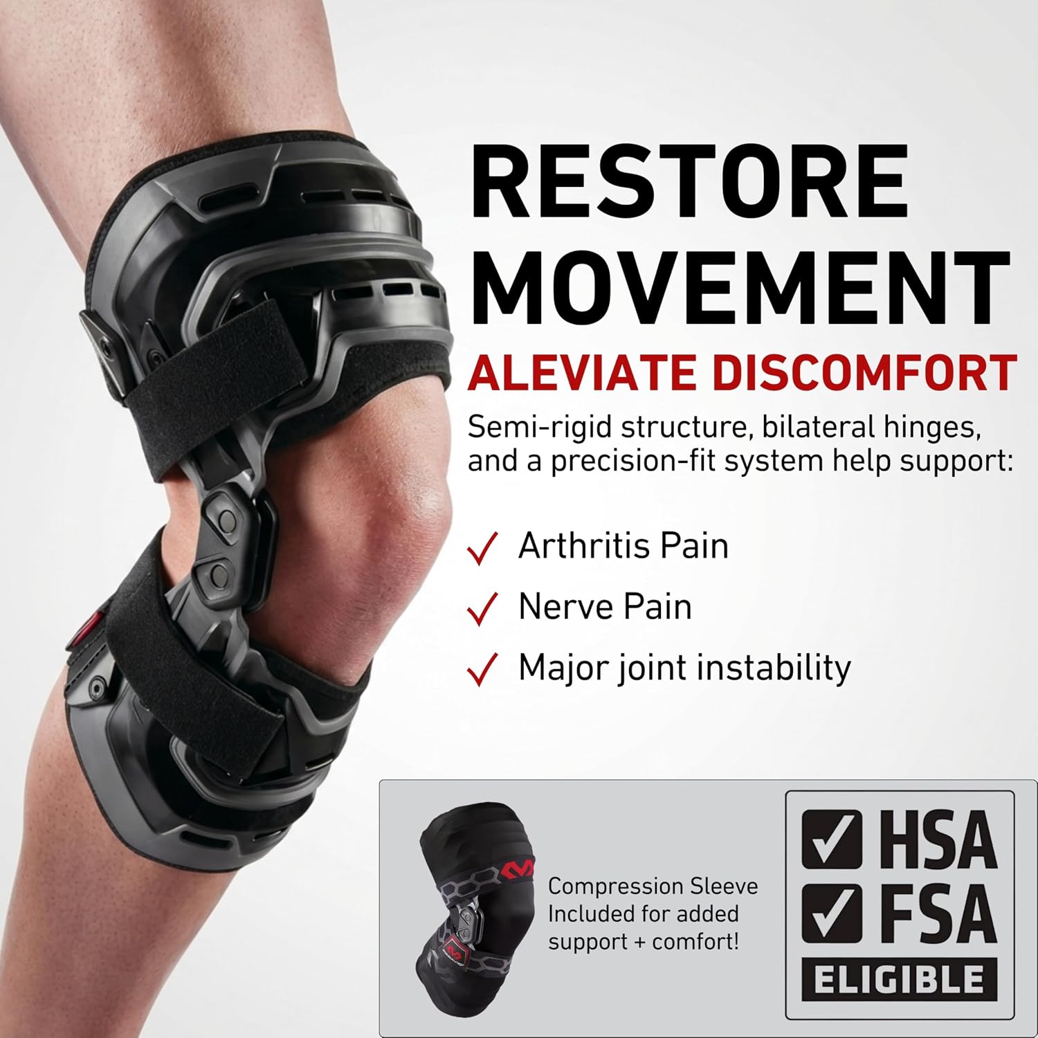 Proxchnge Hinged Knee Brace with Dual-Sided Aluminum Hinges, Adjustable Straps and Compression Sleeve, Knee Support Stabilizer for Men and Women, Left or Right Knee Proxchnge Hinged Knee Brace with Dual-Sided Aluminum Hinges, Adjustable Straps and Compression Sleeve, Knee Support Stabilizer for Men and Women, Left or Right Knee